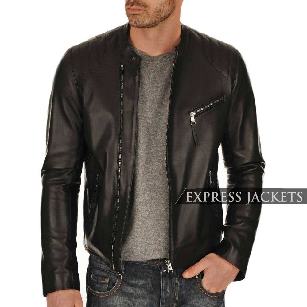 Black-Slimfit-Leather-Jacket-Men