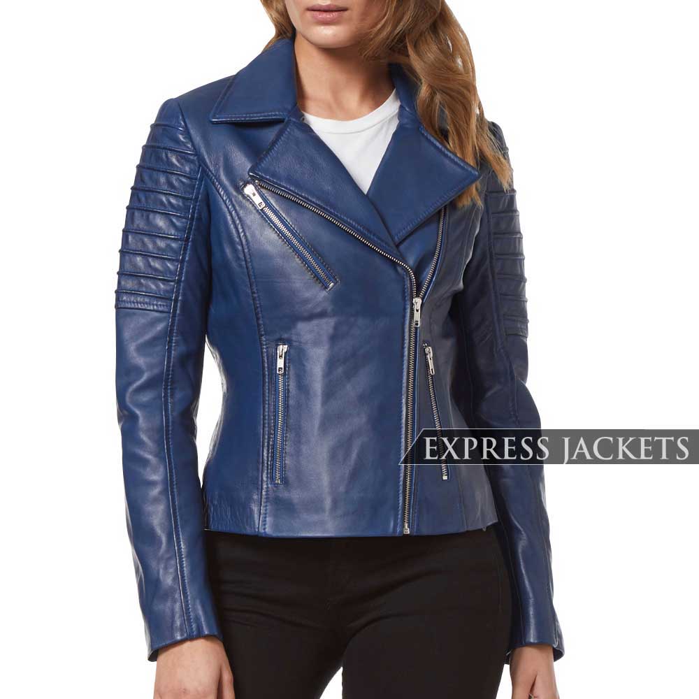 Blue-Leather-Jacket-Women