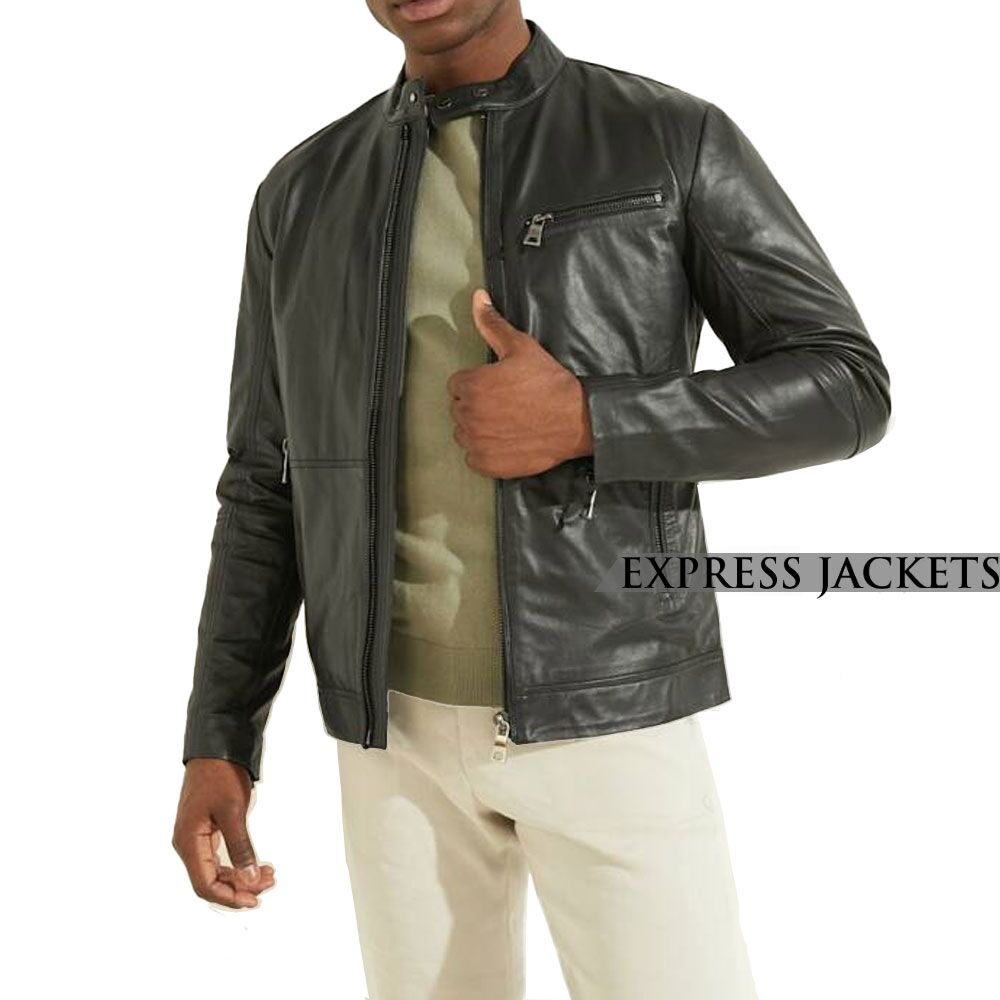 Jet-Black-Leather-Biker-Jacket