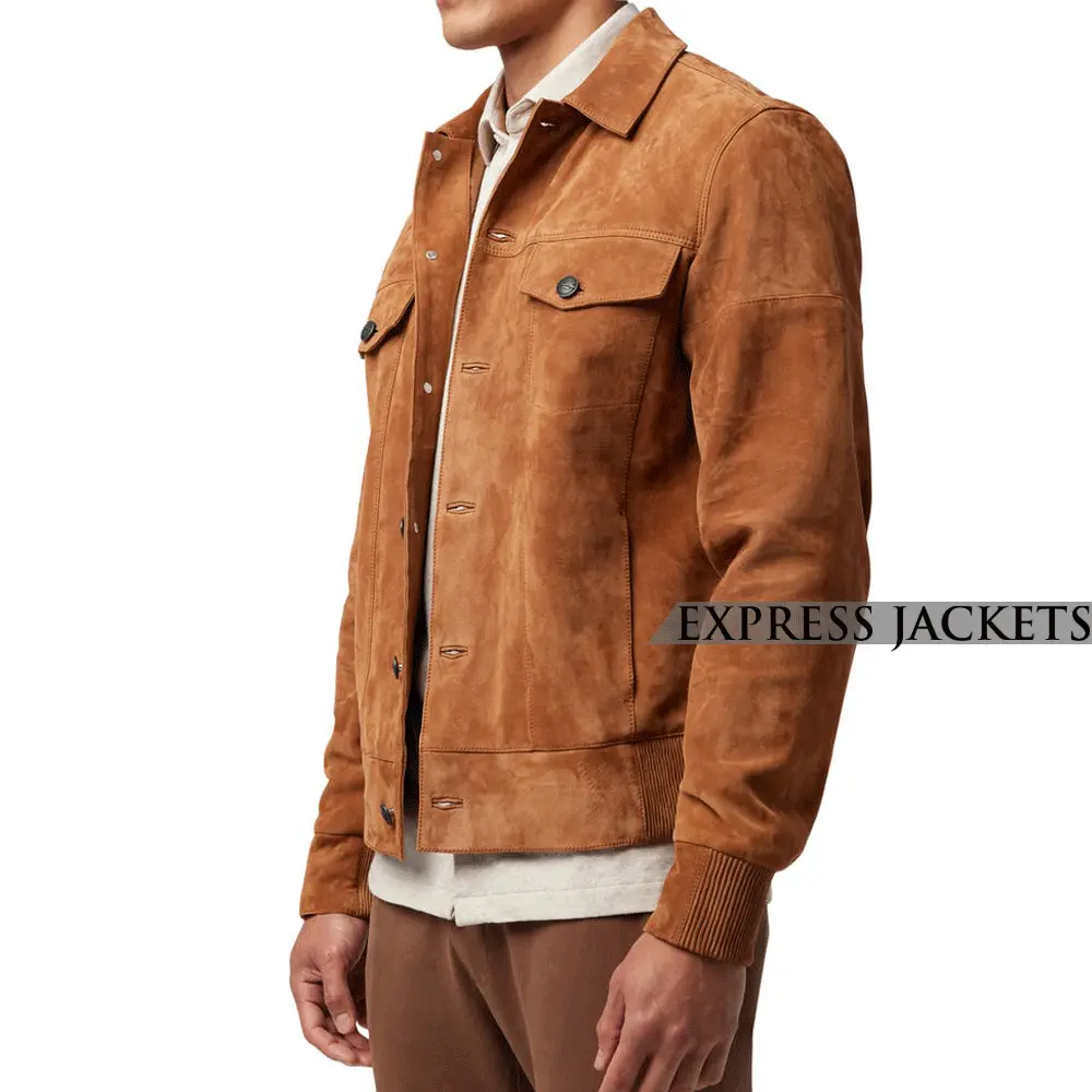 Suede-Jean-Leather-Brown-Jacket