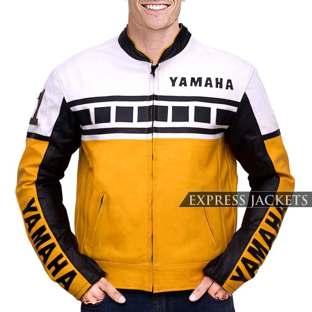 Yamaha-Biker-Leather-Jacket