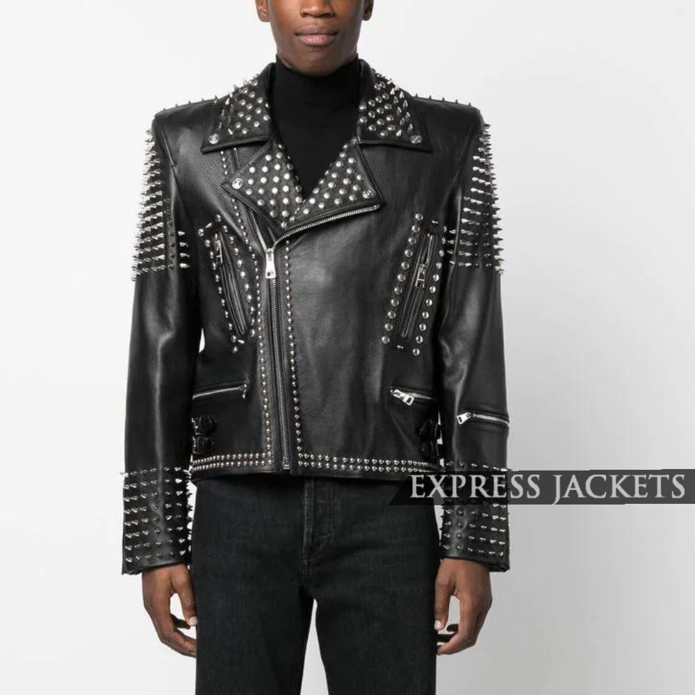 biker-black-cowhide-studded-outfit