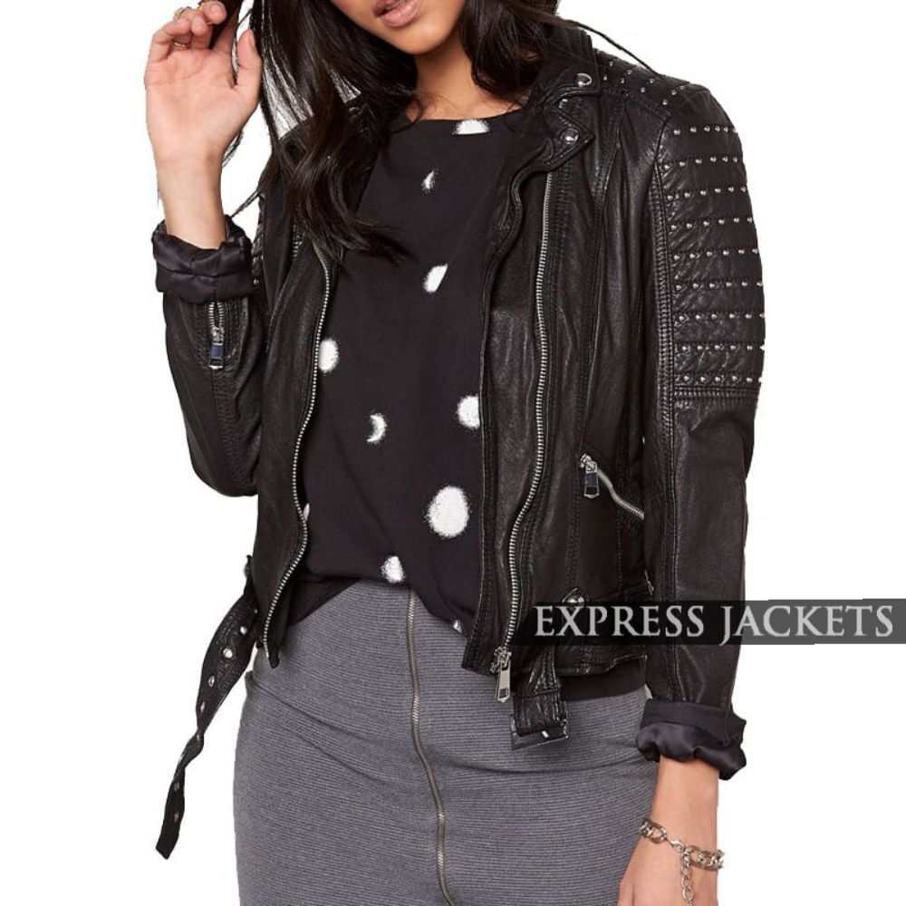 black-studded-jacket-slim-fit-leather-outfit