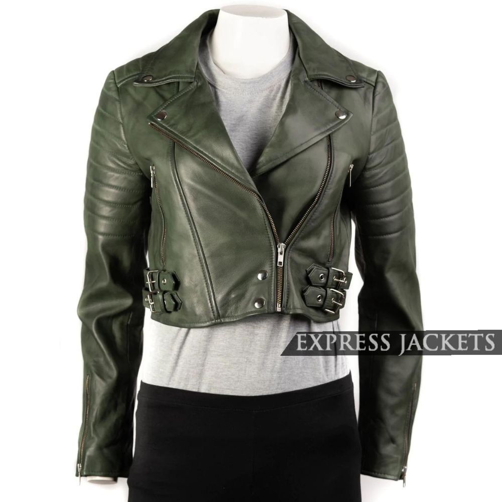 ladies-cropped-leather-outfit