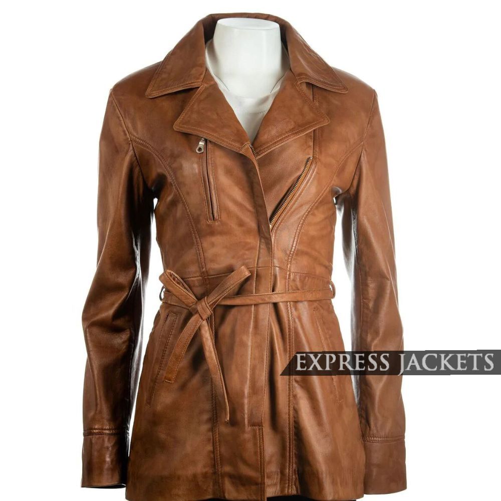 women-s-tan-mid-length-coat