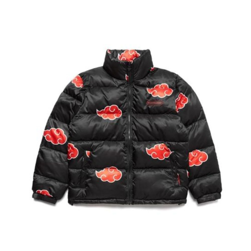 Naruto-akatsuki-black-puffer-jacket