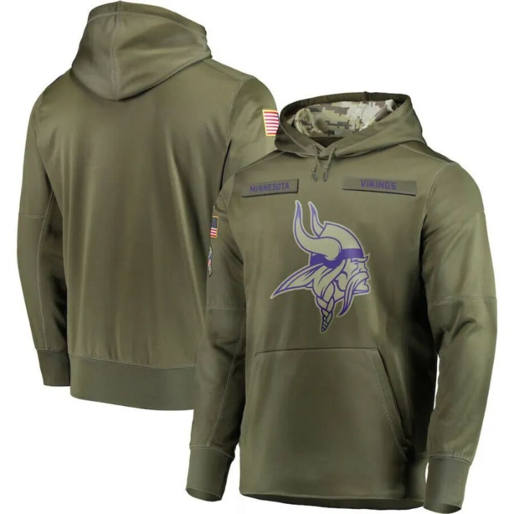 Minnesota Vikings Salute To Service Hoodie Minnesota Vikings Salute To Service Hoodie