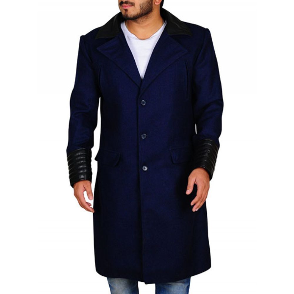 david-mazouz-blue-trench-coat