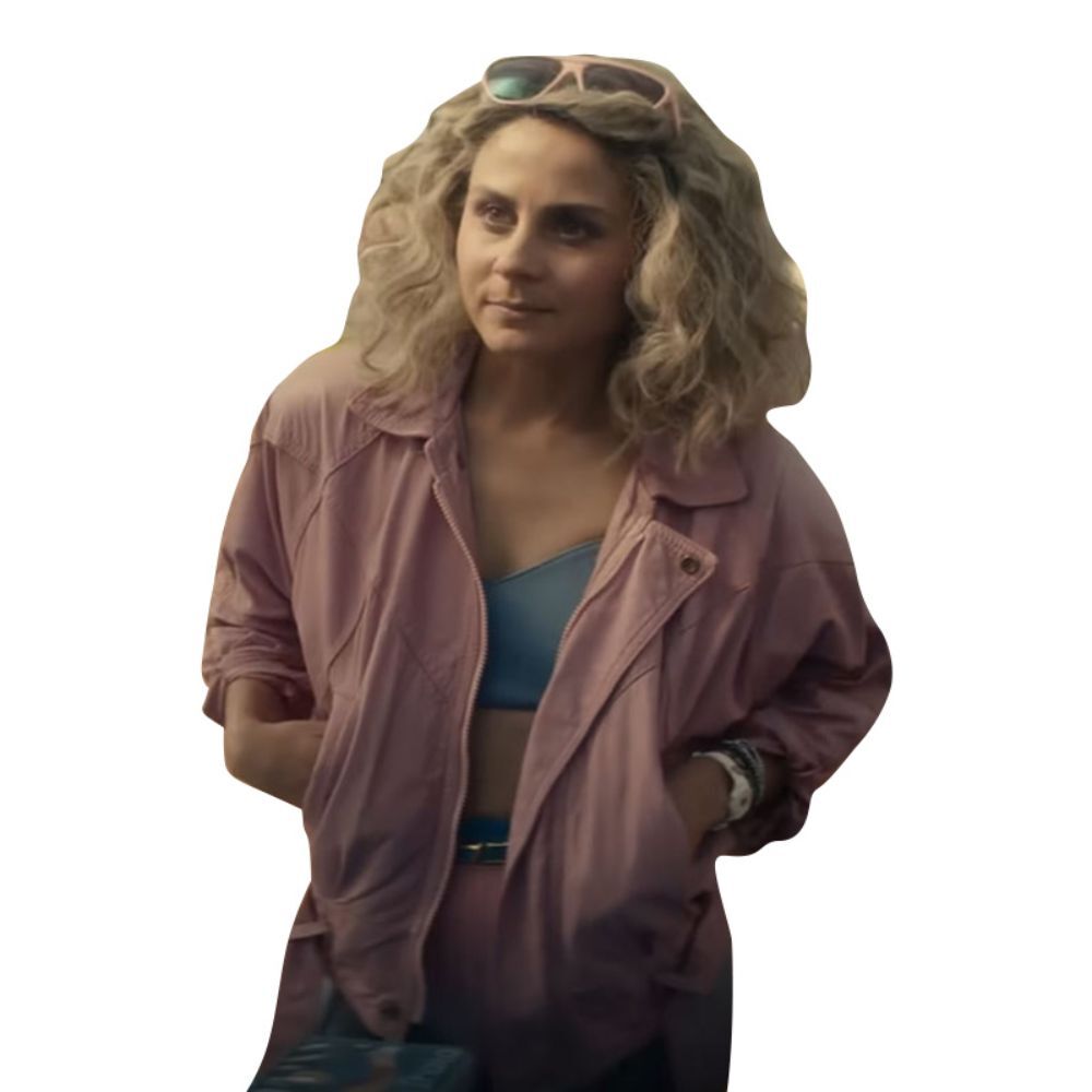 della-saba-pink-cotton-jacket