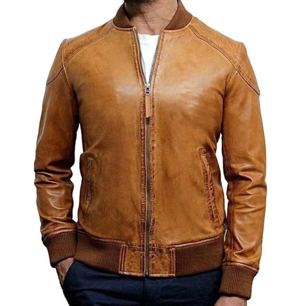 mens-casual-brown-sheepskin-jacket