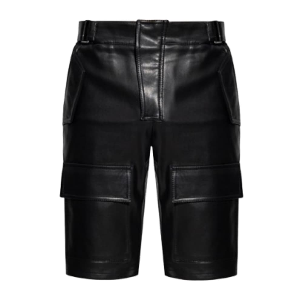 mens-straps-leather-shorts